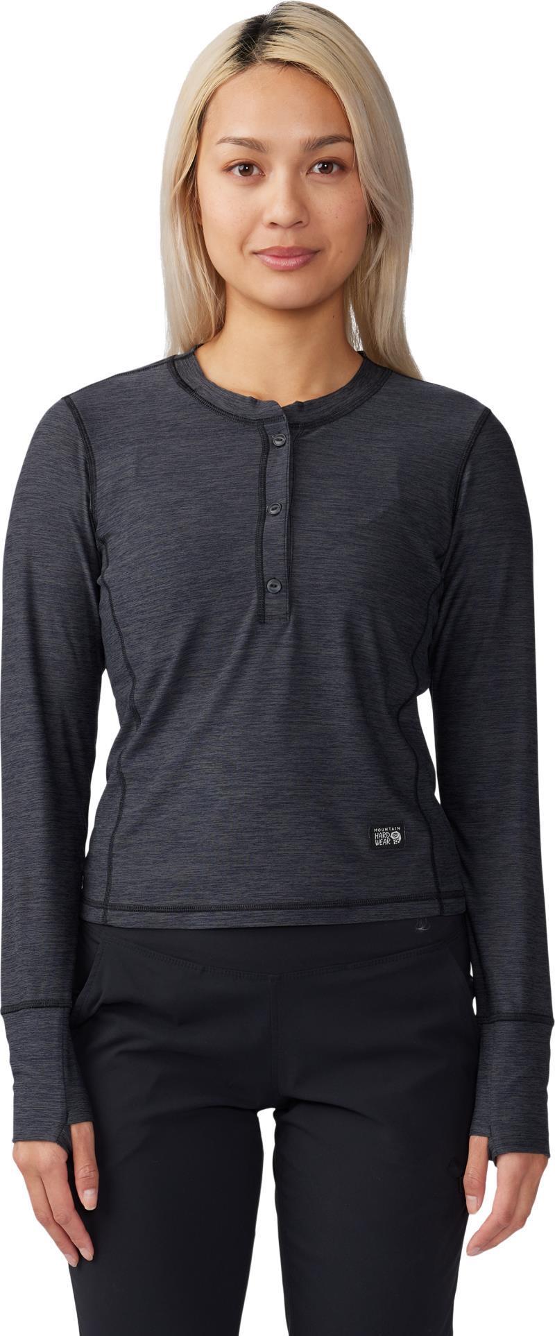 Chillaction LS Crew - Womens - Black Heather 2
