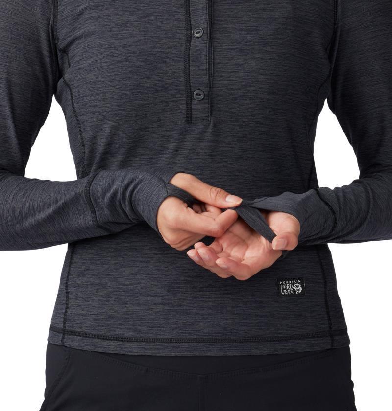 Chillaction LS Crew - Womens - Black Heather 6