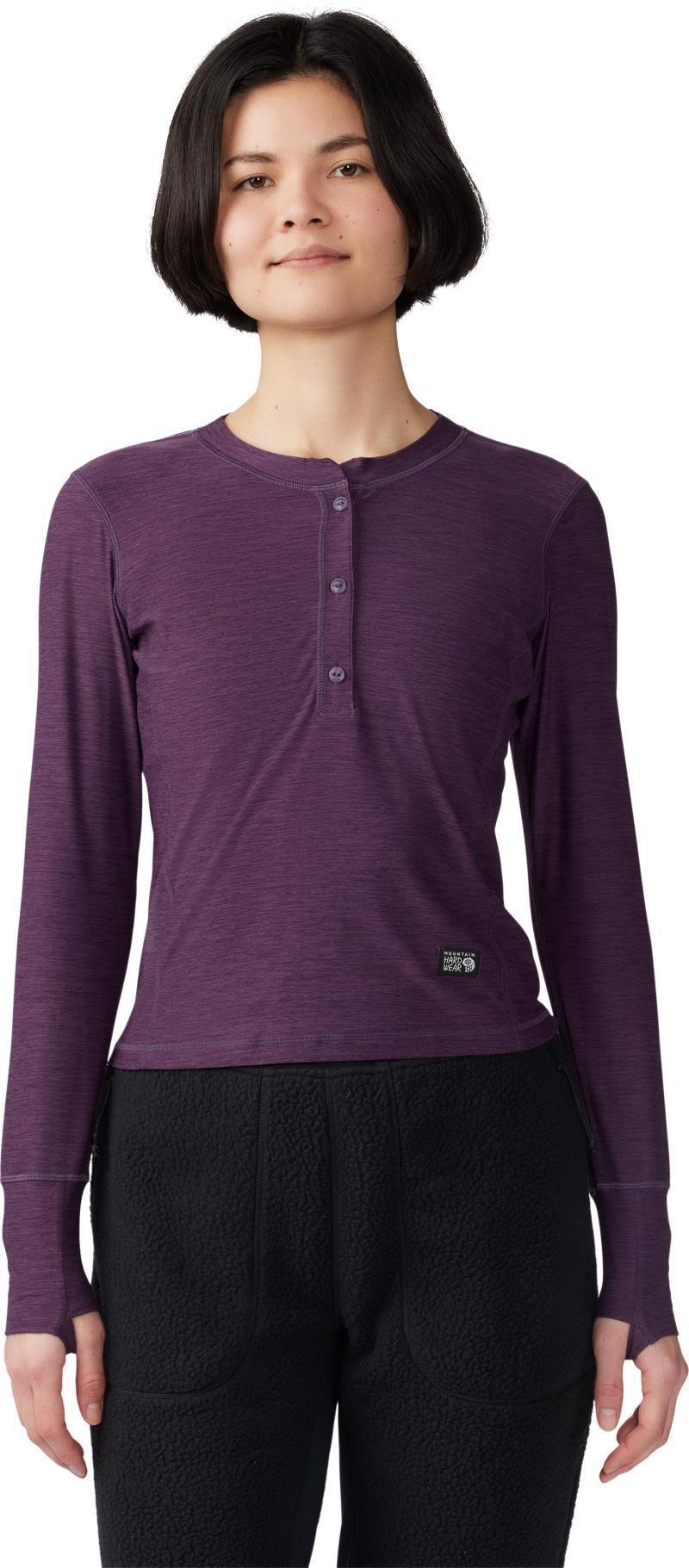 Chillaction LS Crew - Womens - Blurple Heather 1