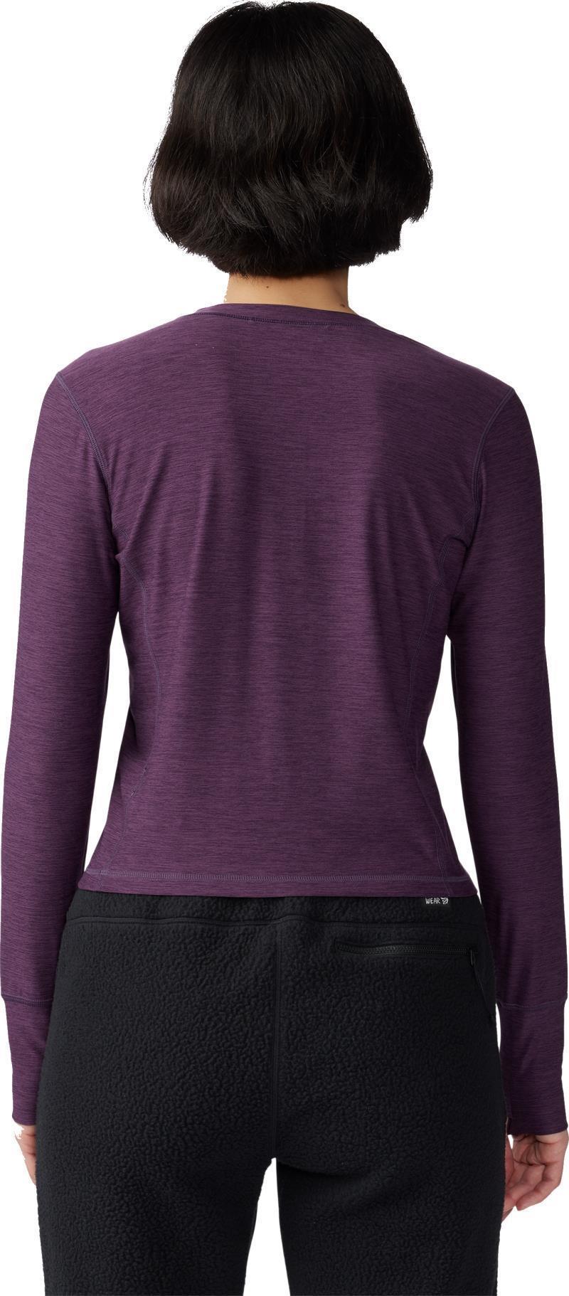 Chillaction LS Crew - Womens - Blurple Heather 3