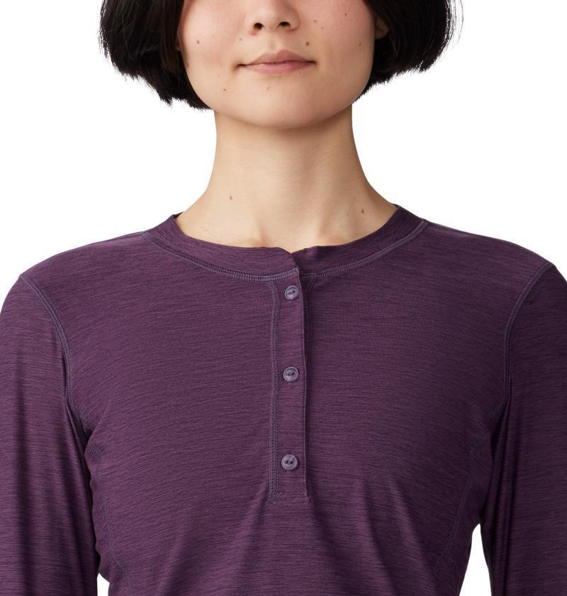 Chillaction LS Crew - Womens - Blurple Heather 4