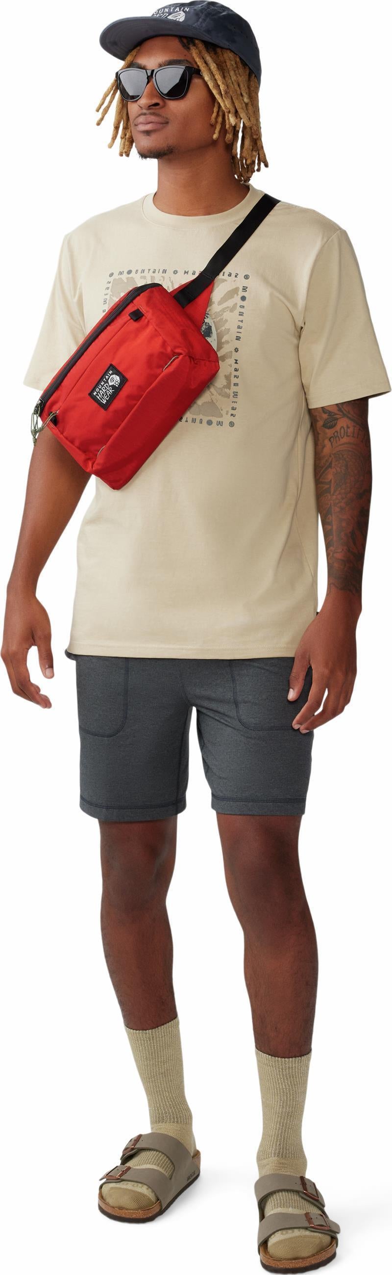 Chillaction Shorts, 7" Inseam - Mens - Black Heather 6
