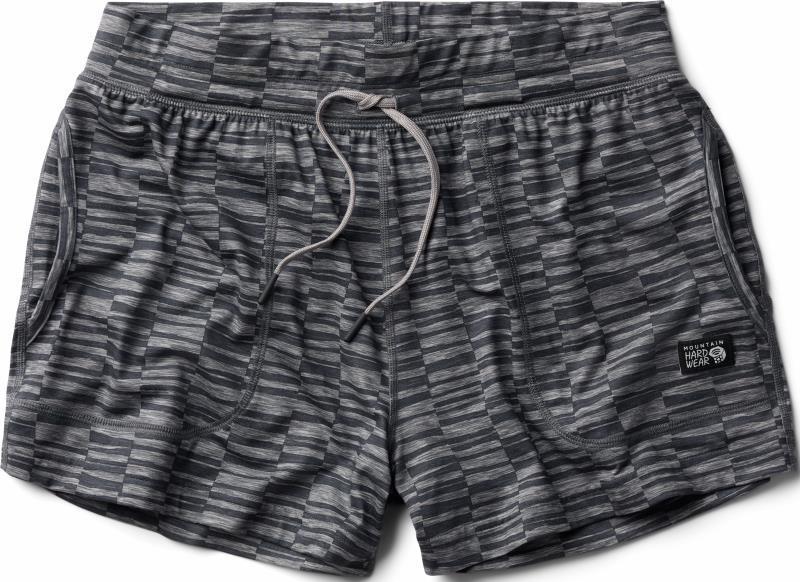 Chillaction Shorts - Womens - Ashen Sediment Print 1