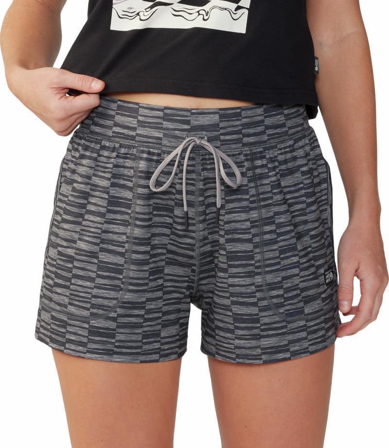 Chillaction Shorts - Womens - Ashen Sediment Print 8