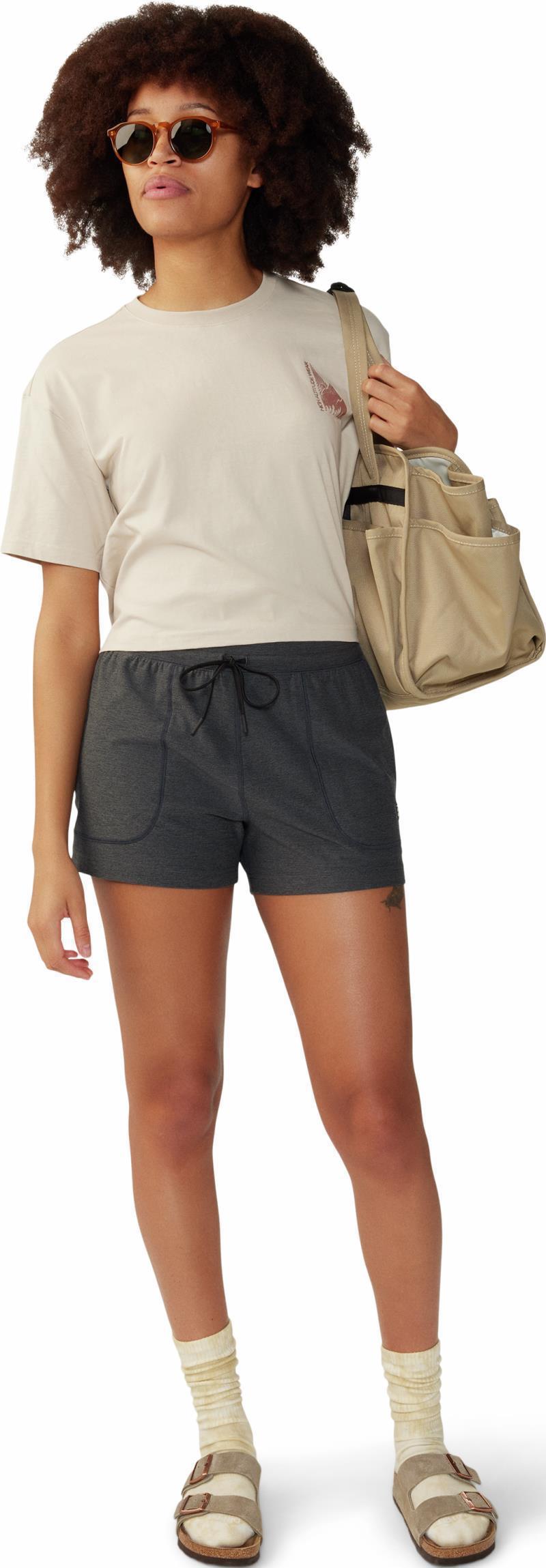 Chillaction Shorts - Womens - Black Heather 4