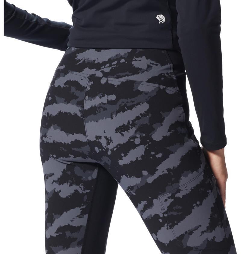 Chockstone Tights - Womens - Black Paintstrokes Print 5