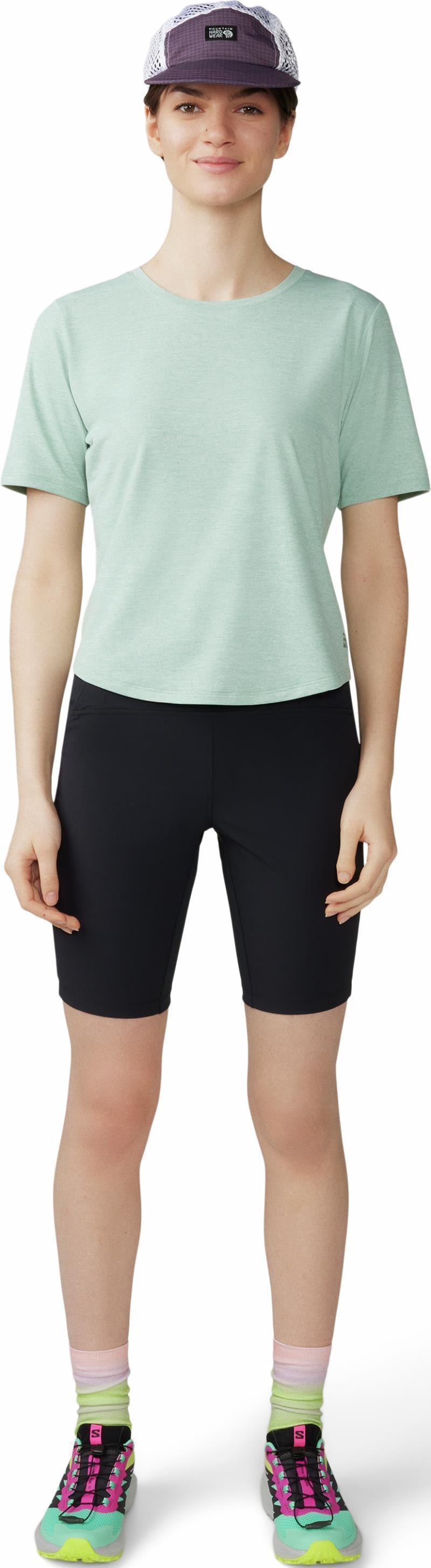 Chockstone Trail Short Tights, 9" Inseam - Womens - Black 4