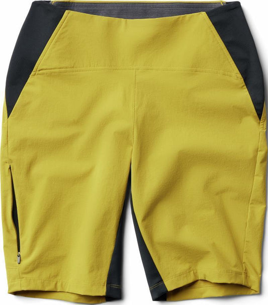 Chockstone Trail Short Tights, 9" Inseam - Womens - Dark Citron 1
