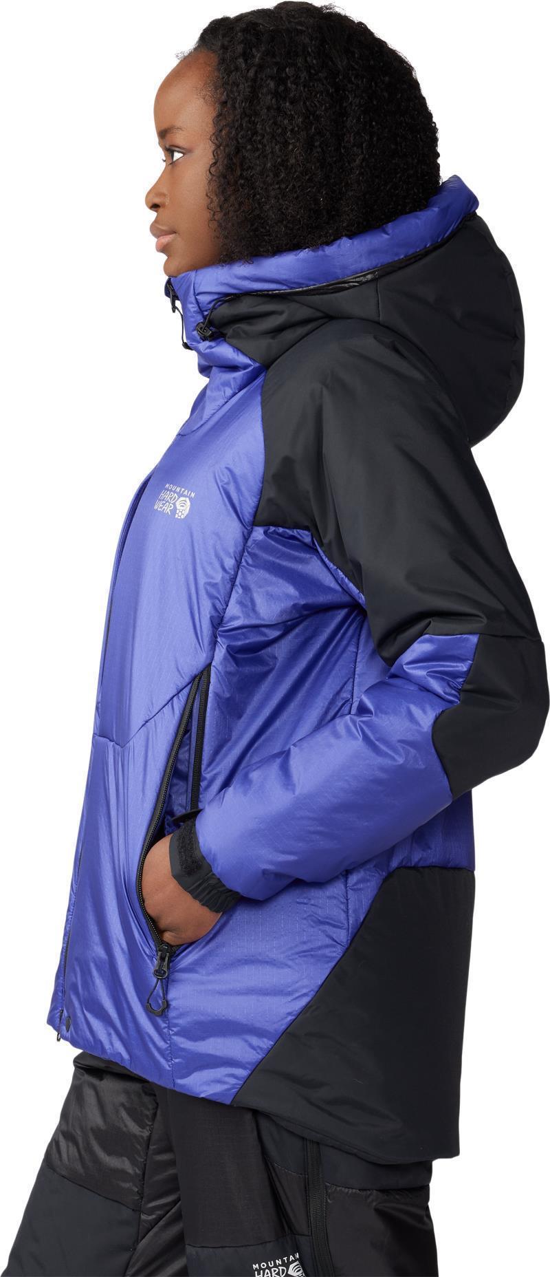 Compressor Alpine Hooded Jacket - Womens - Klein Blue / Black 2