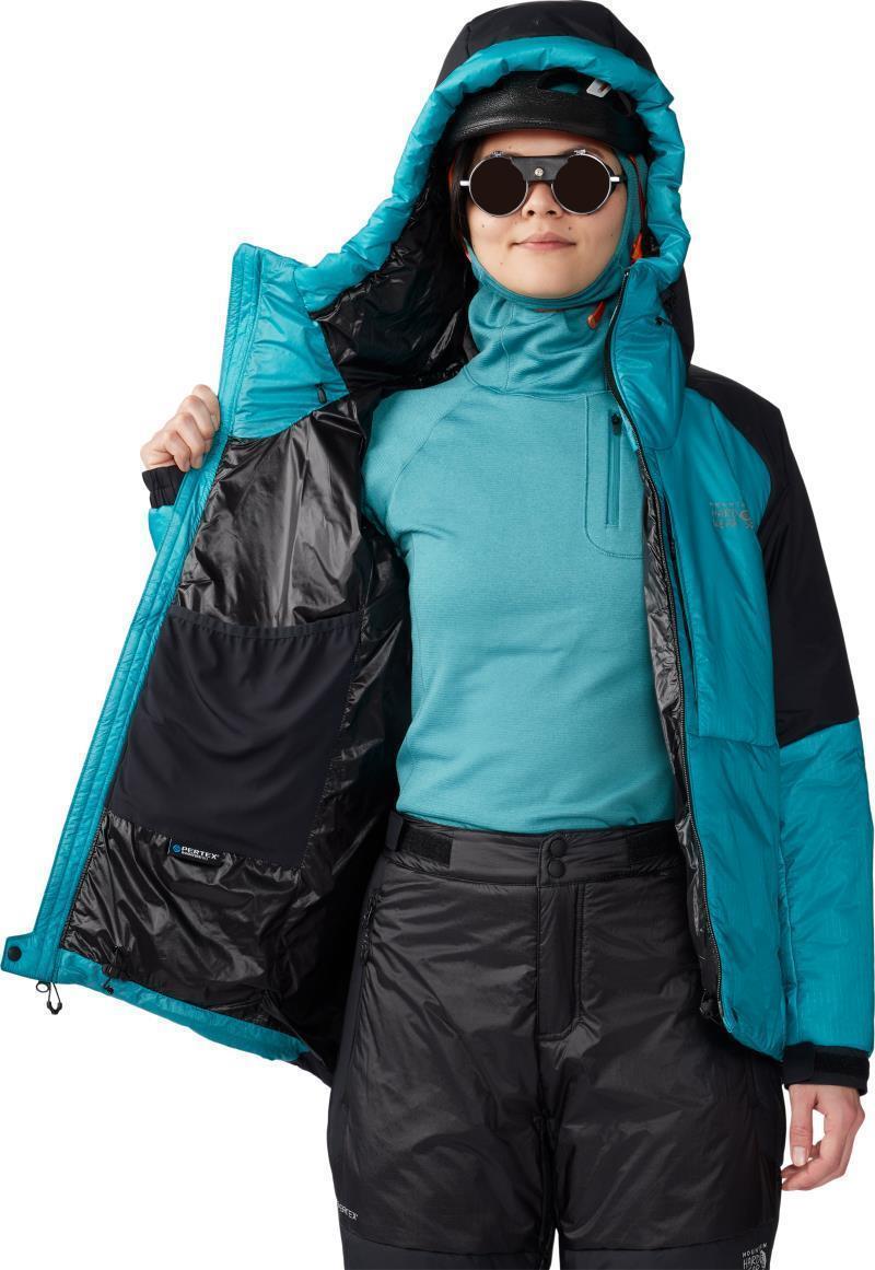 Compressor Alpine Hooded Jacket - Womens - Synth Green / Black 5