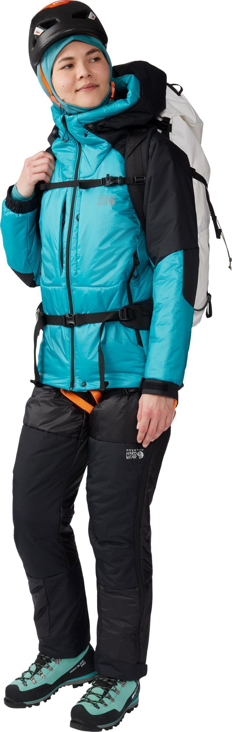 Compressor Alpine Hooded Jacket - Womens - Synth Green / Black 6
