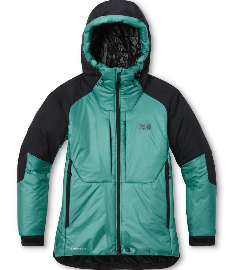 Compressor Alpine Hooded Jacket - Womens - Synth Green / Black 1