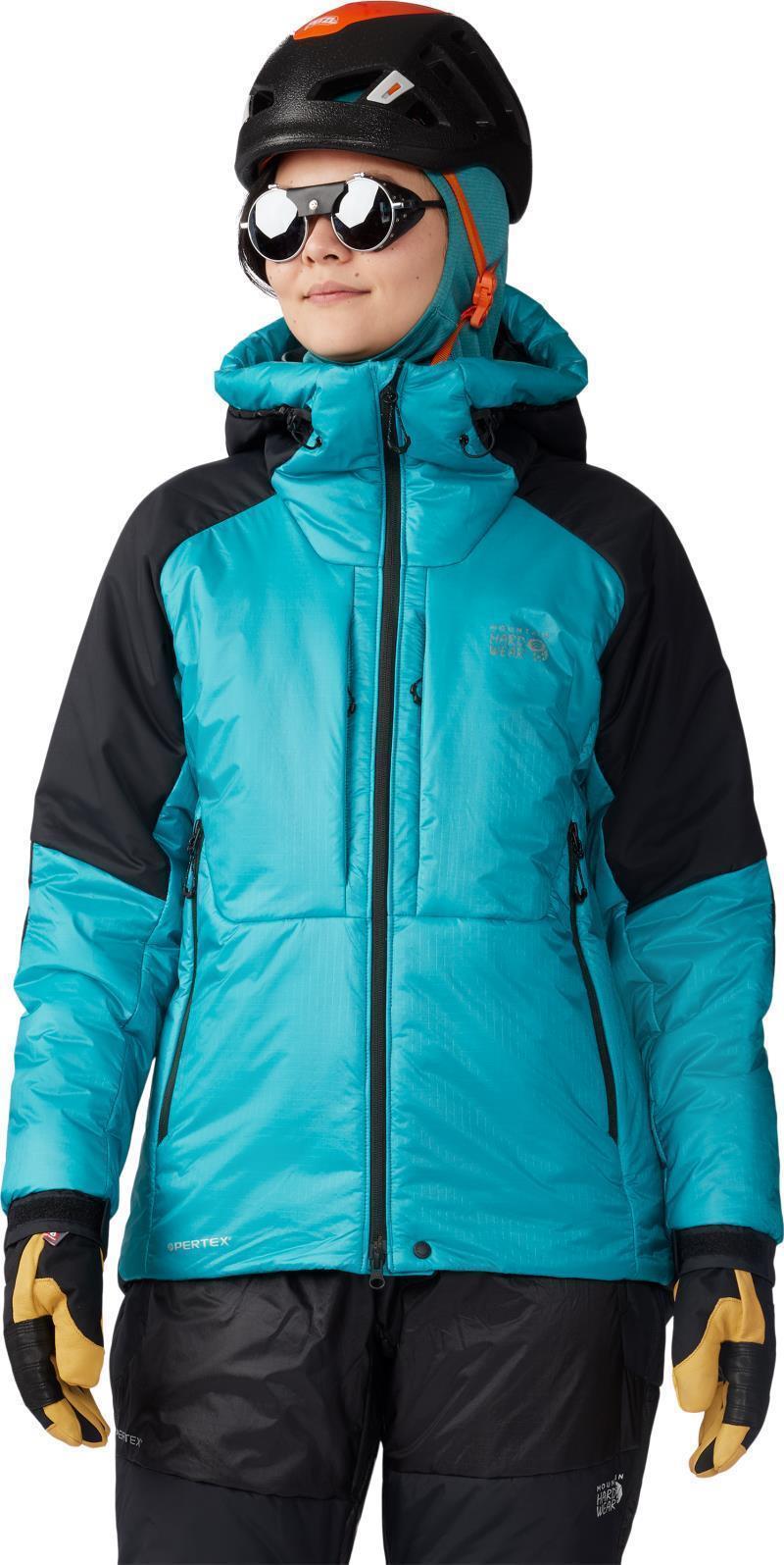 Compressor Alpine Hooded Jacket - Womens - Synth Green / Black 2