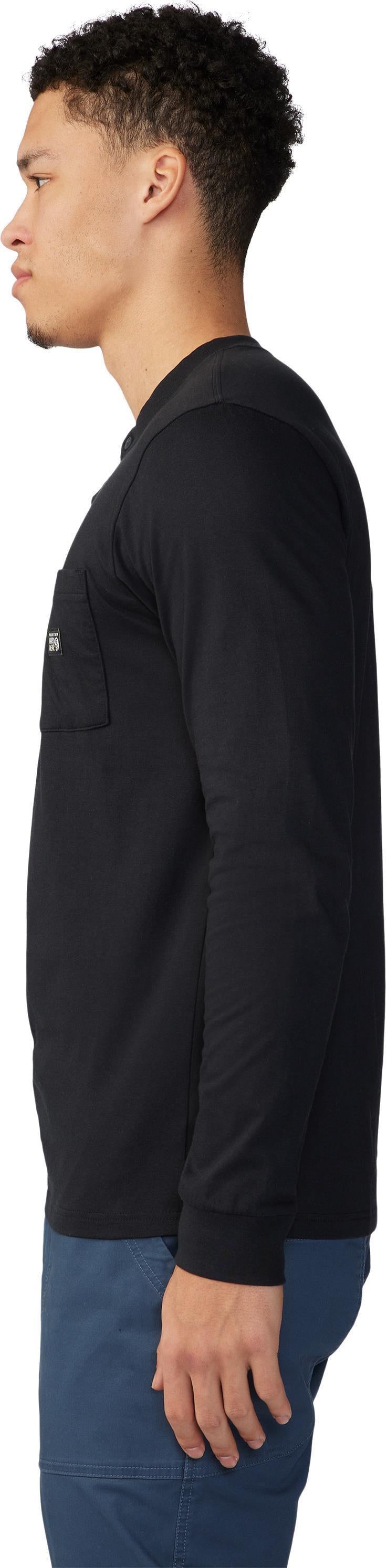 Cotton Ridge LS Henley - Mens - Black 4