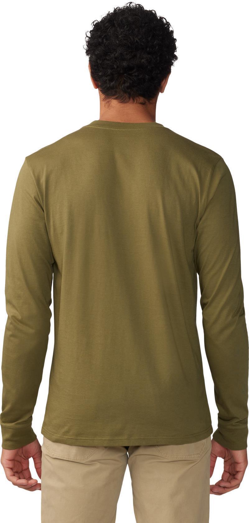 Cotton Ridge LS Henley - Mens - Combat Green 3