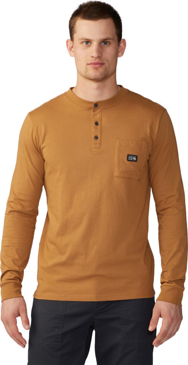 Cotton Ridge LS Henley - Mens - Copper Clay 1
