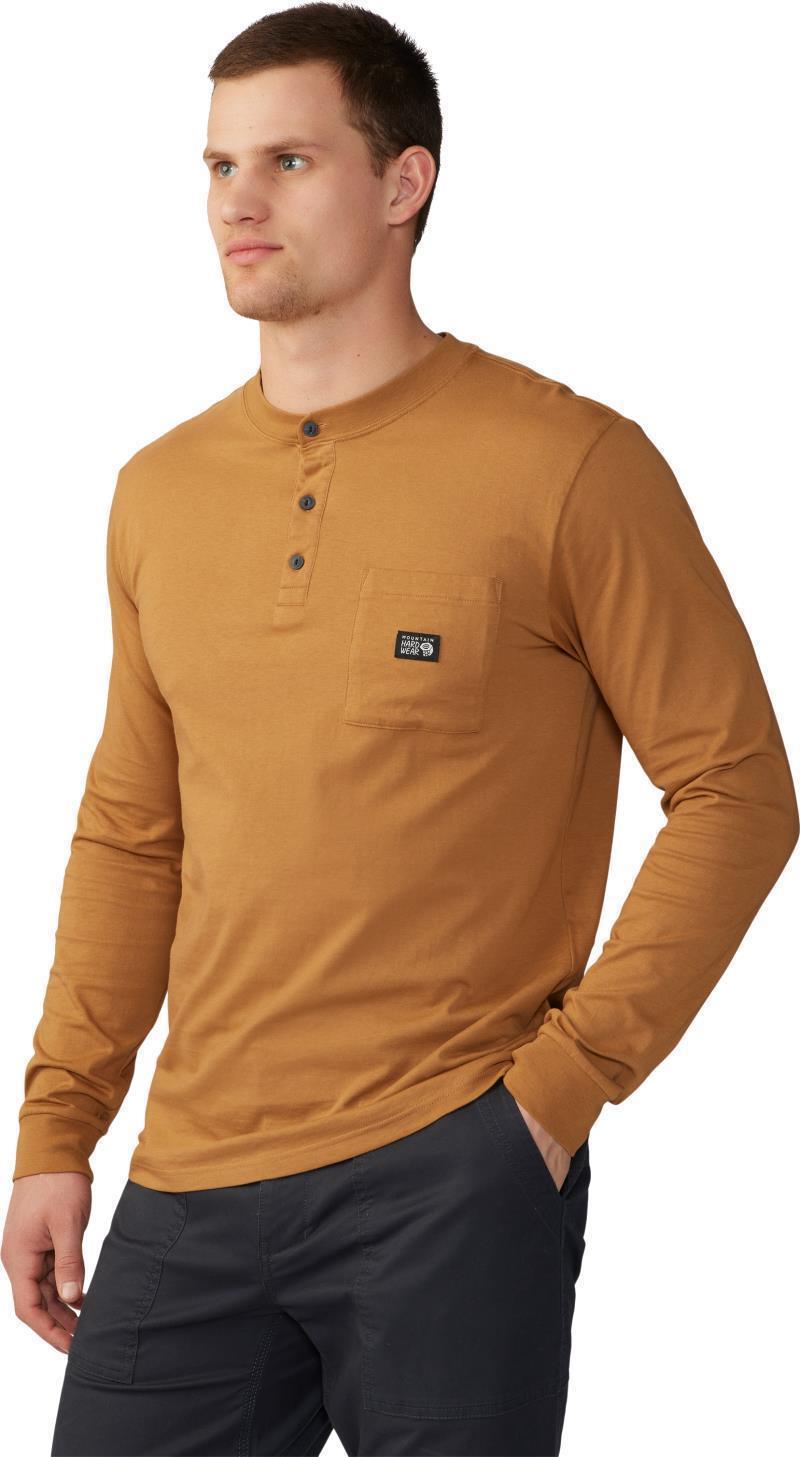 Cotton Ridge LS Henley - Mens - Copper Clay 2