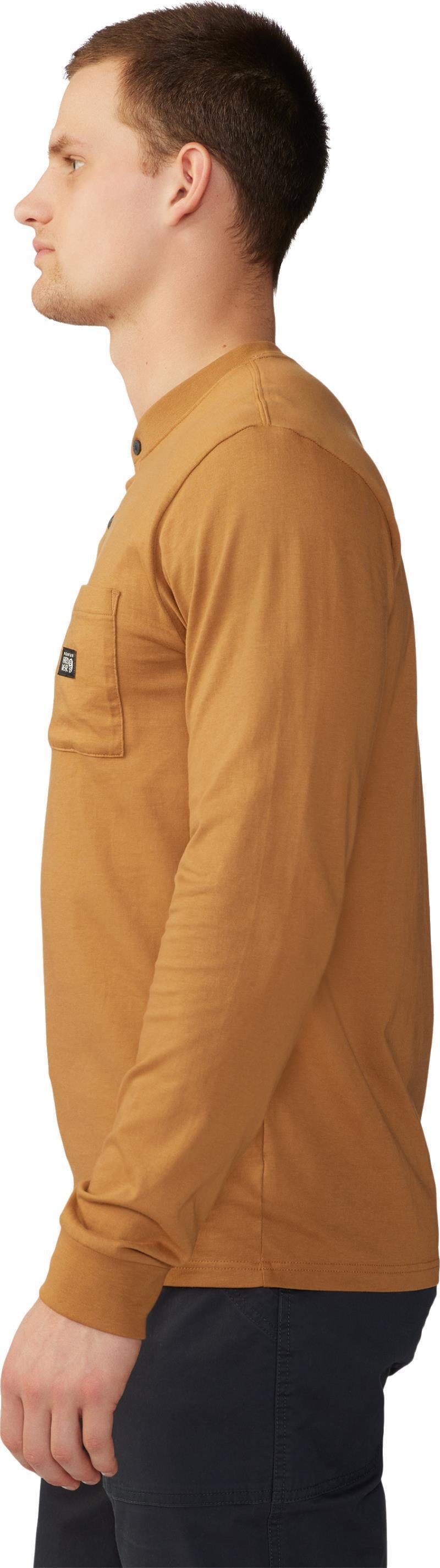 Cotton Ridge LS Henley - Mens - Copper Clay 4