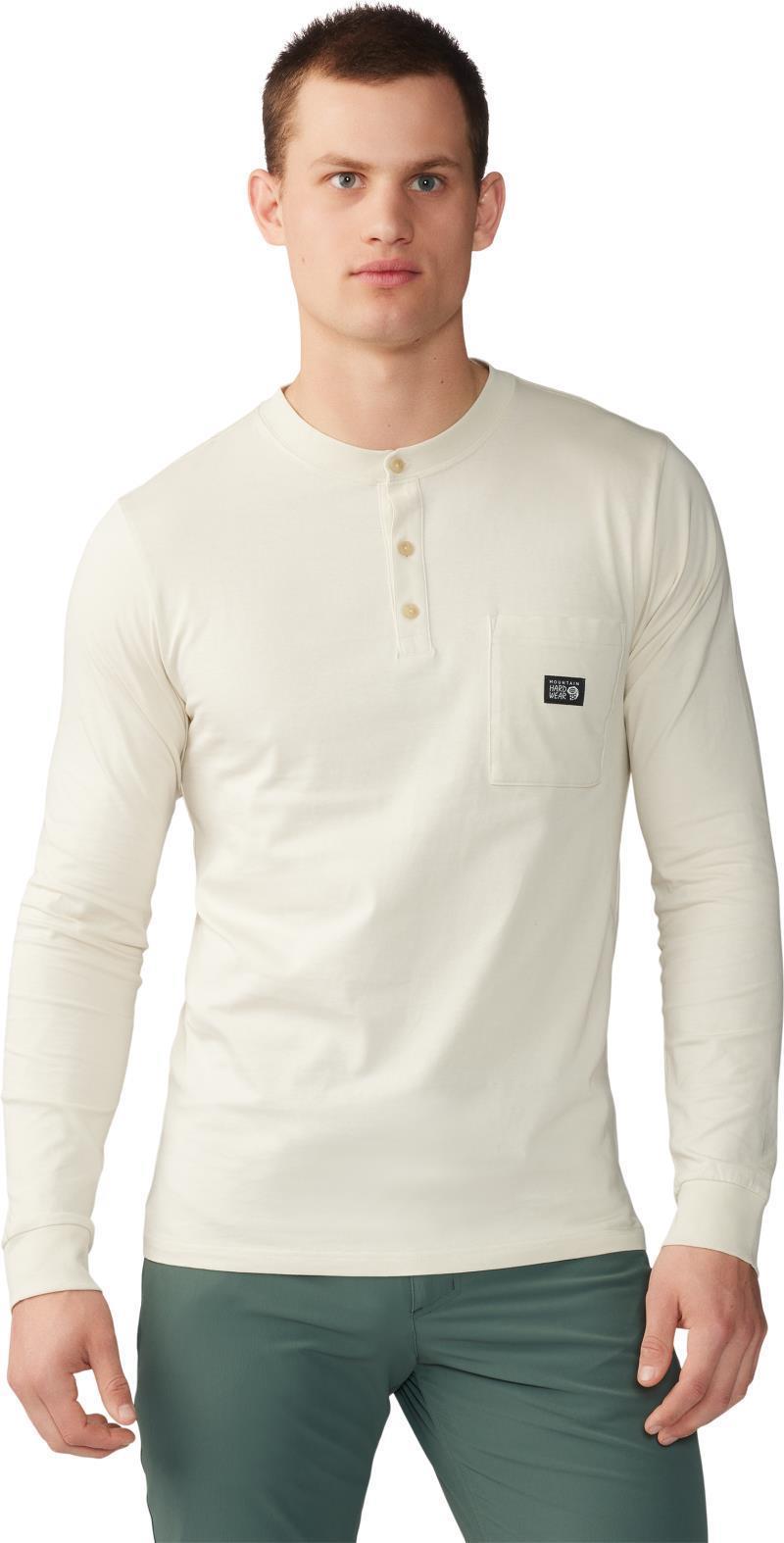 Cotton Ridge LS Henley - Mens - Stone 1