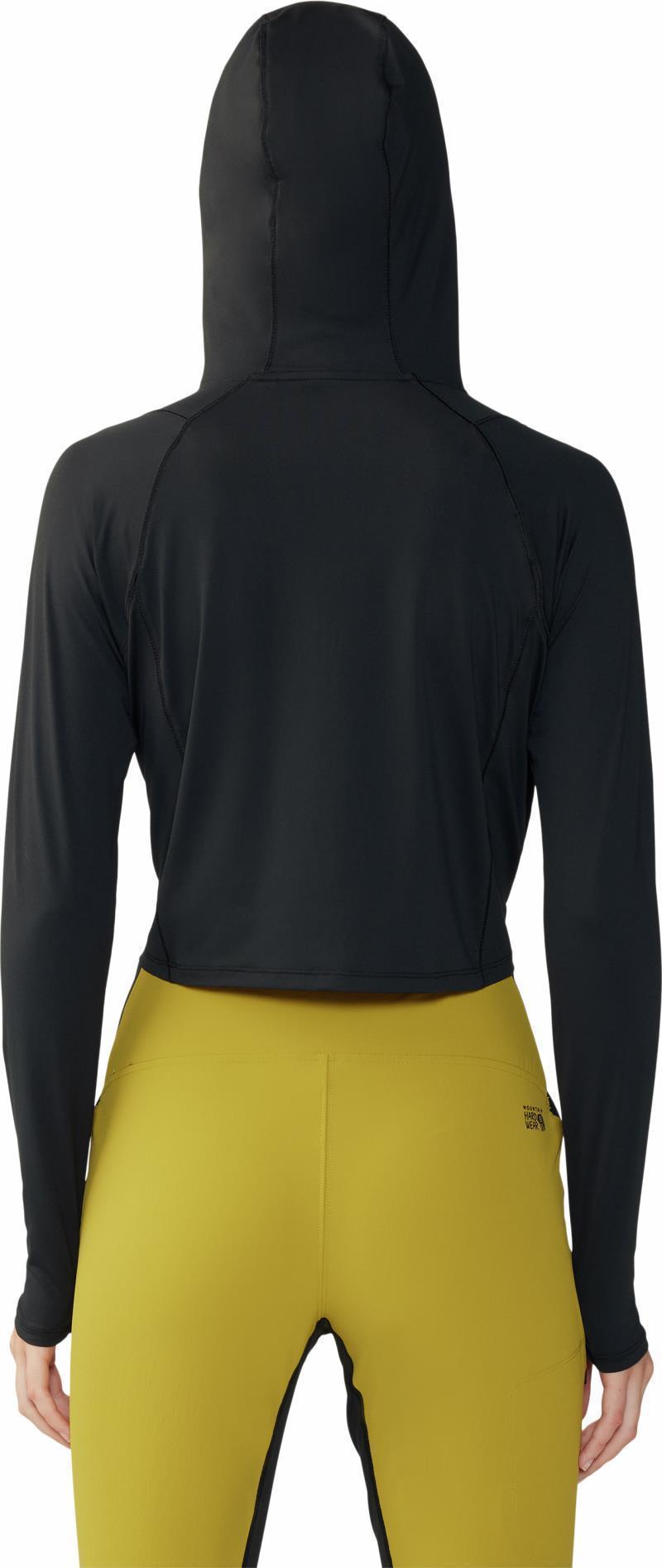 Crater Lake Crop Zip - Womens - Black 2
