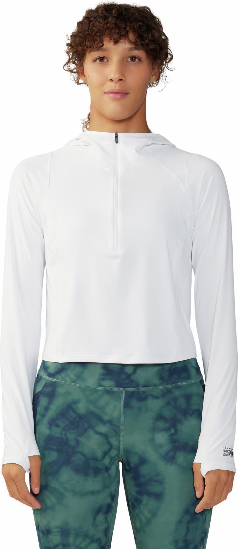 Crater Lake Crop Zip - Womens - Fogbank 1
