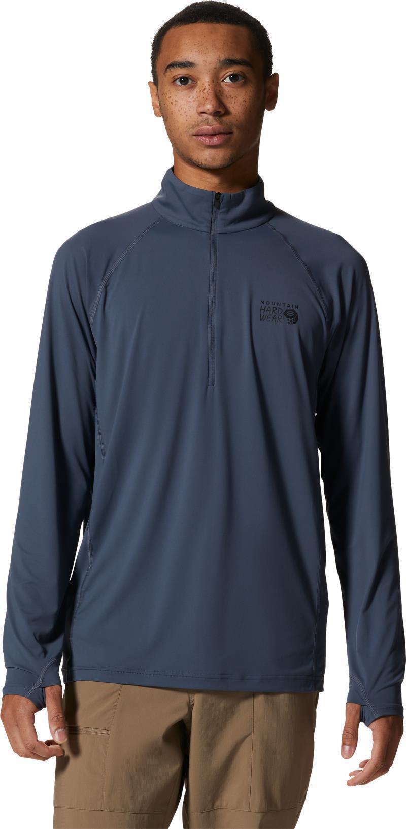 Crater Lake Half Zip - Mens - Blue Slate 1