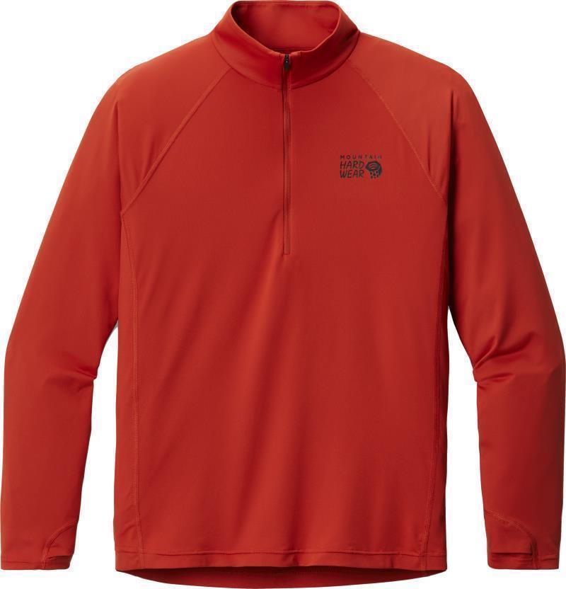 Crater Lake Half Zip - Mens - Desert Red 1