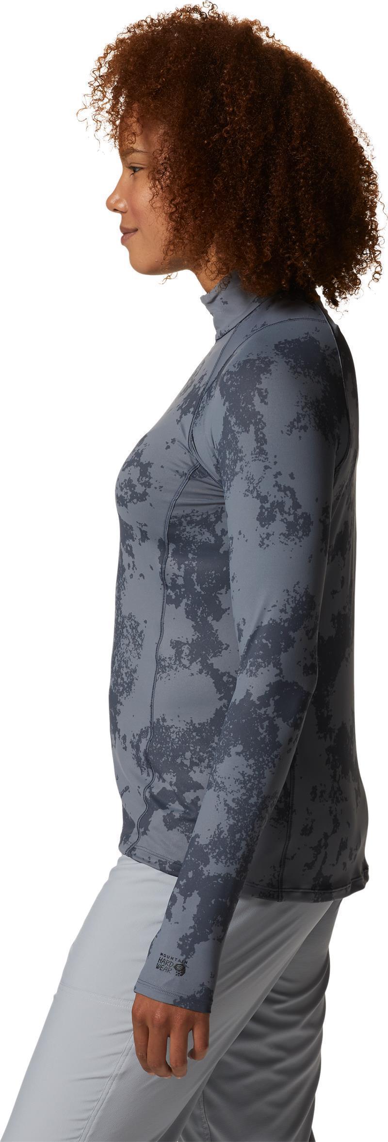Crater Lake Half Zip - Womens - Blue Slate Crag Camo Print 6