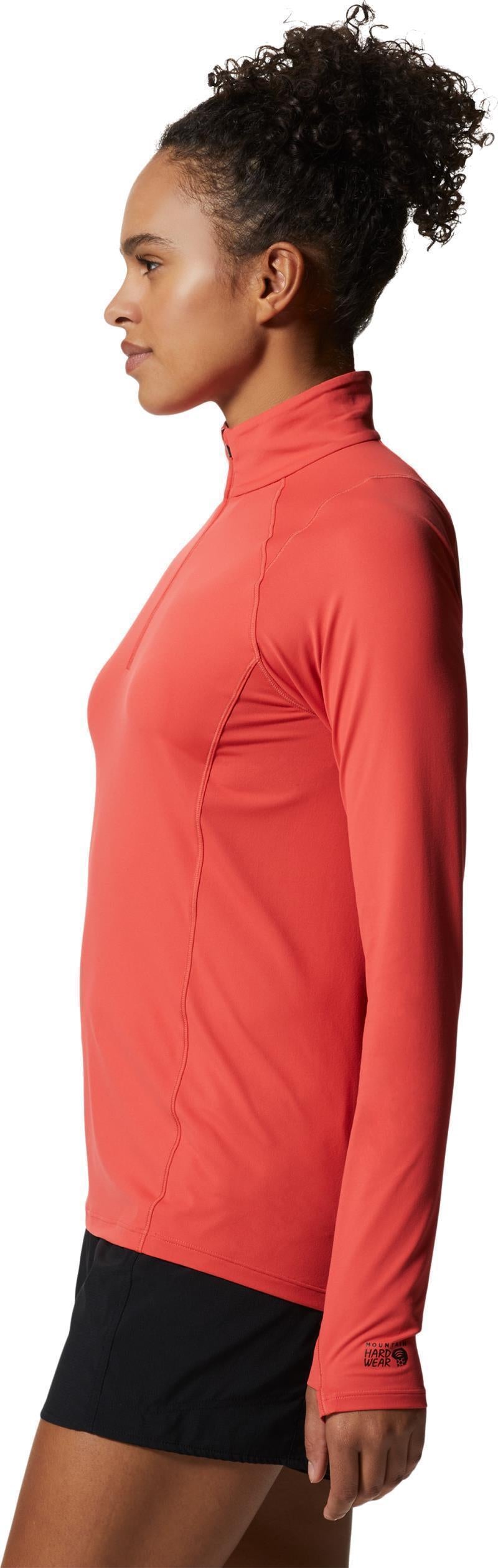 Crater Lake Half Zip - Womens - Solar Pink 3