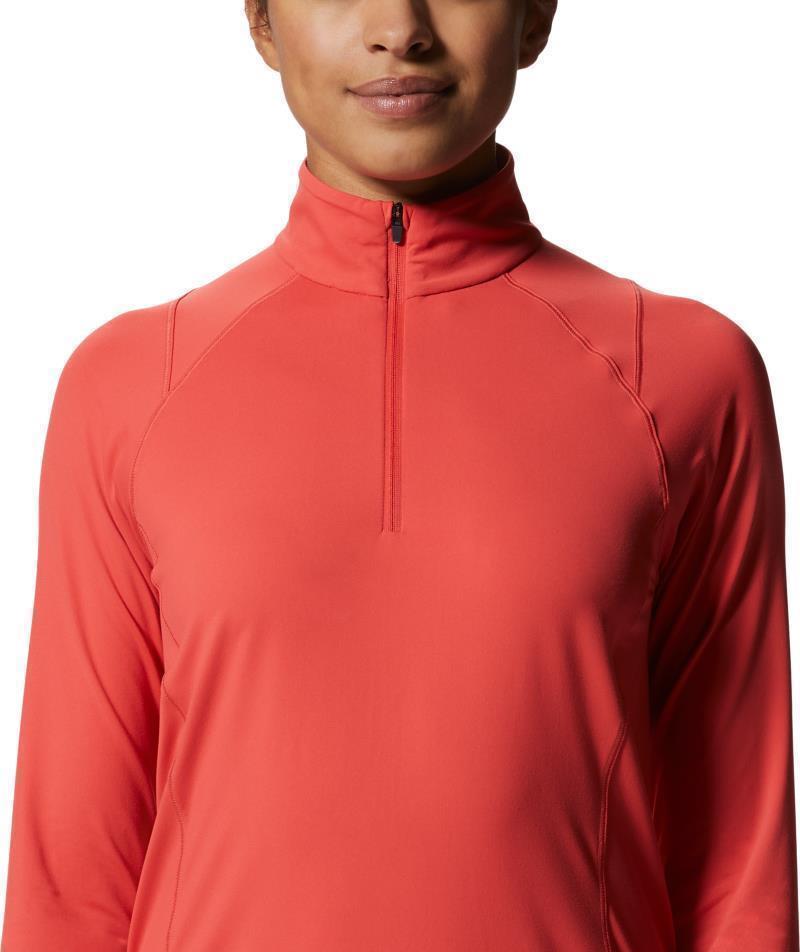 Crater Lake Half Zip - Womens - Solar Pink 4