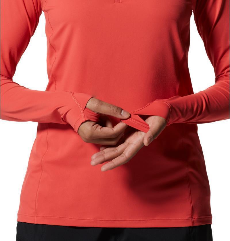 Crater Lake Half Zip - Womens - Solar Pink 5