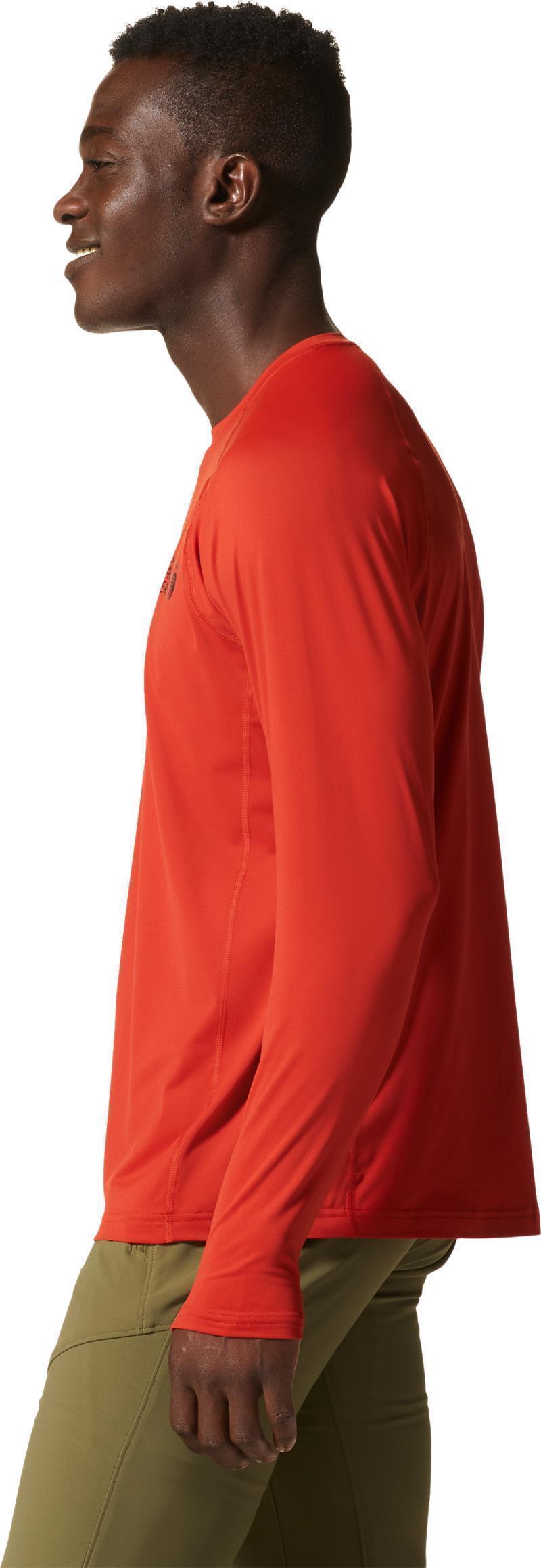 Crater Lake LS Crew - Mens - Desert Red 2