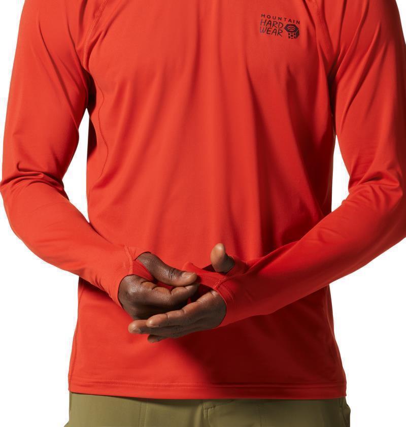Crater Lake LS Crew - Mens - Desert Red 5