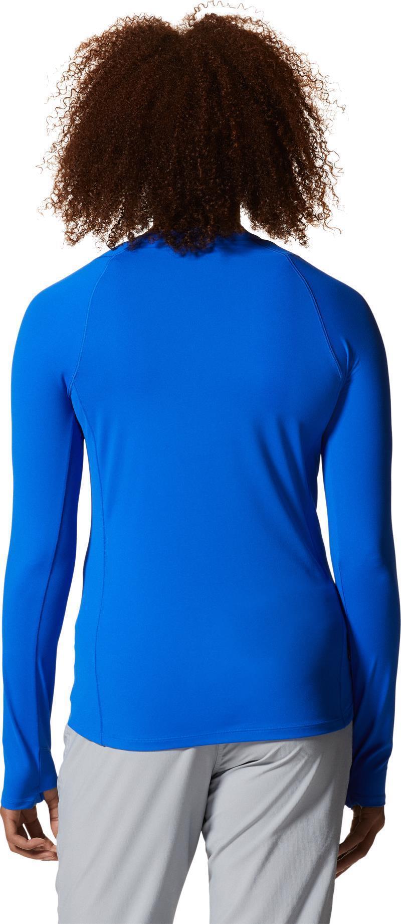 Crater Lake LS Crew - Womens - Bright Island Blue 2