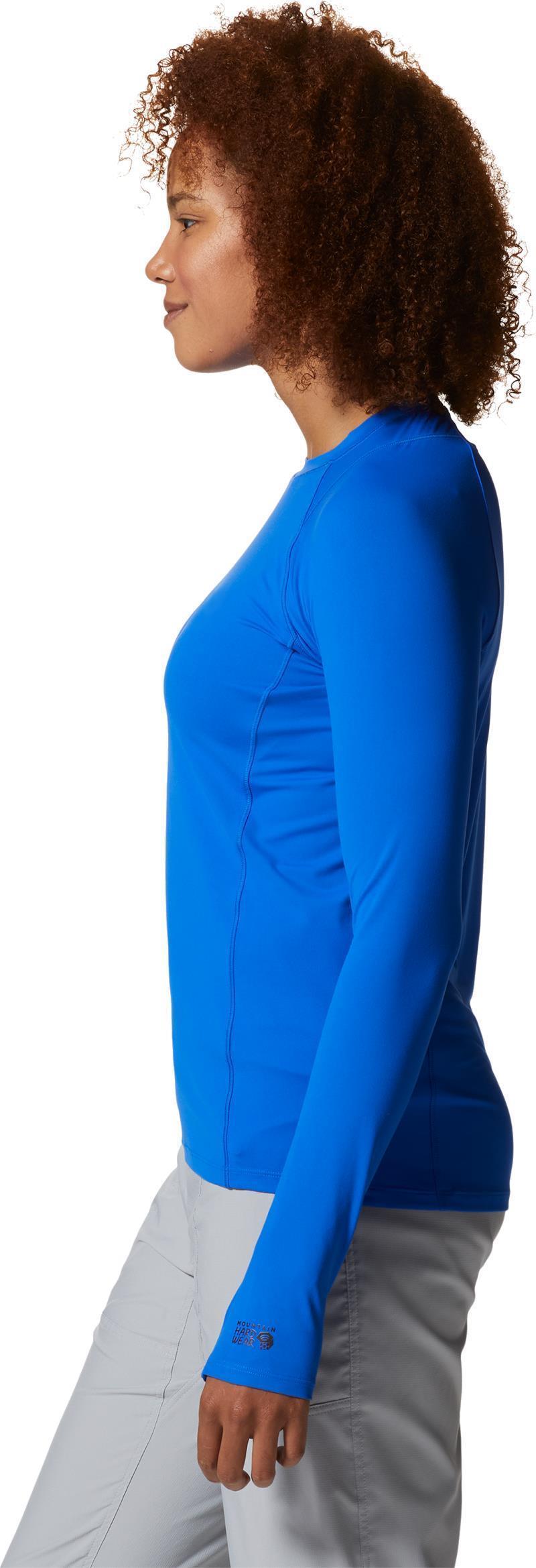 Crater Lake LS Crew - Womens - Bright Island Blue 3