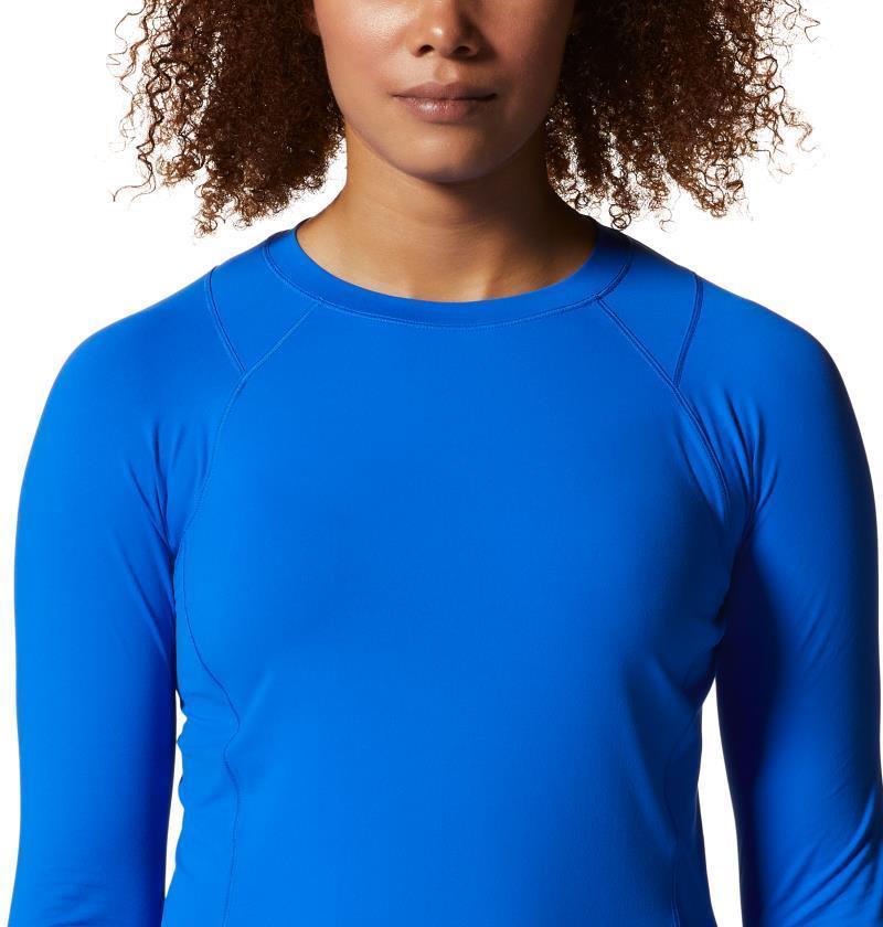 Crater Lake LS Crew - Womens - Bright Island Blue 4