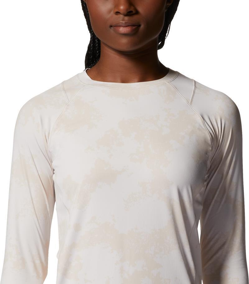 Crater Lake LS Crew - Womens - White Sprite Scattered Dye Print 4