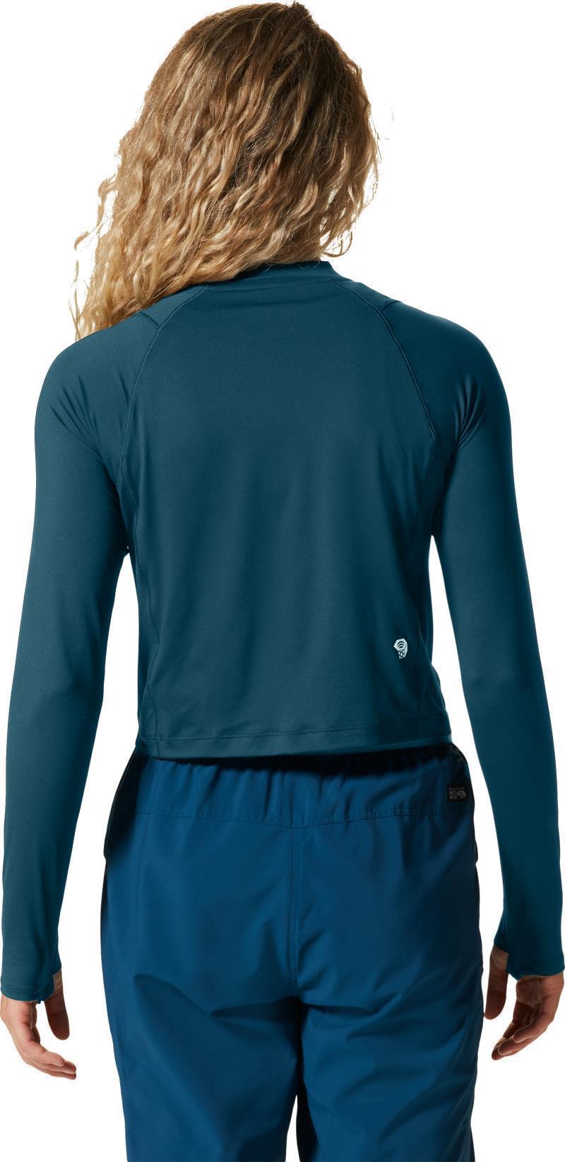 Crater Lake LS Crop - Womens - Dark Marsh 3