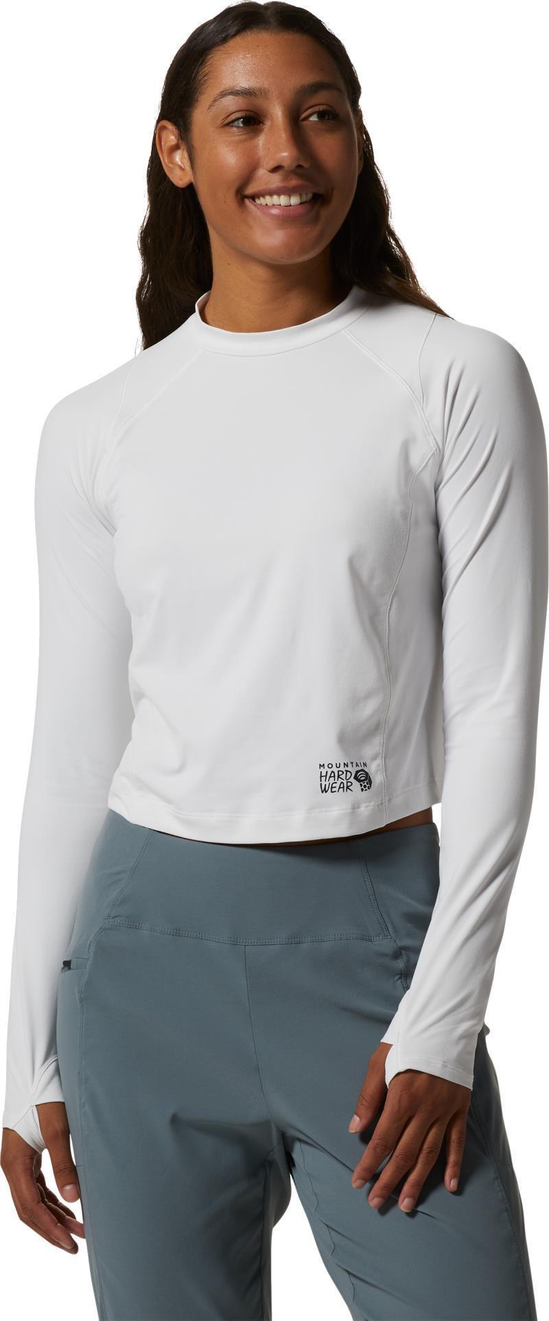 Crater Lake LS Crop - Womens - Fogbank 1
