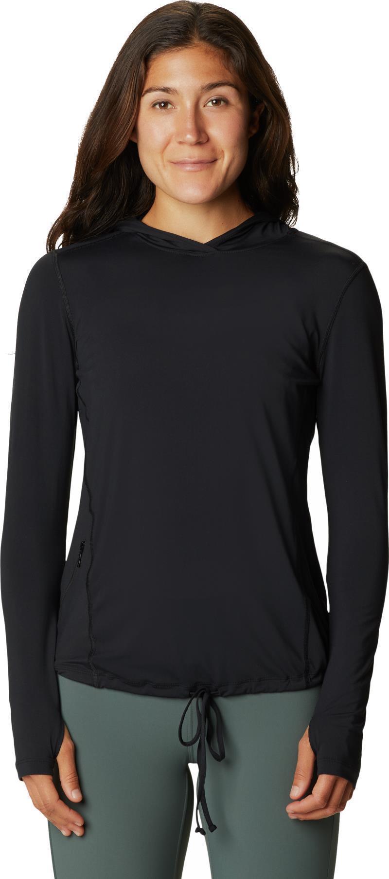 Crater Lake LS Hoody - Womens - Black 1