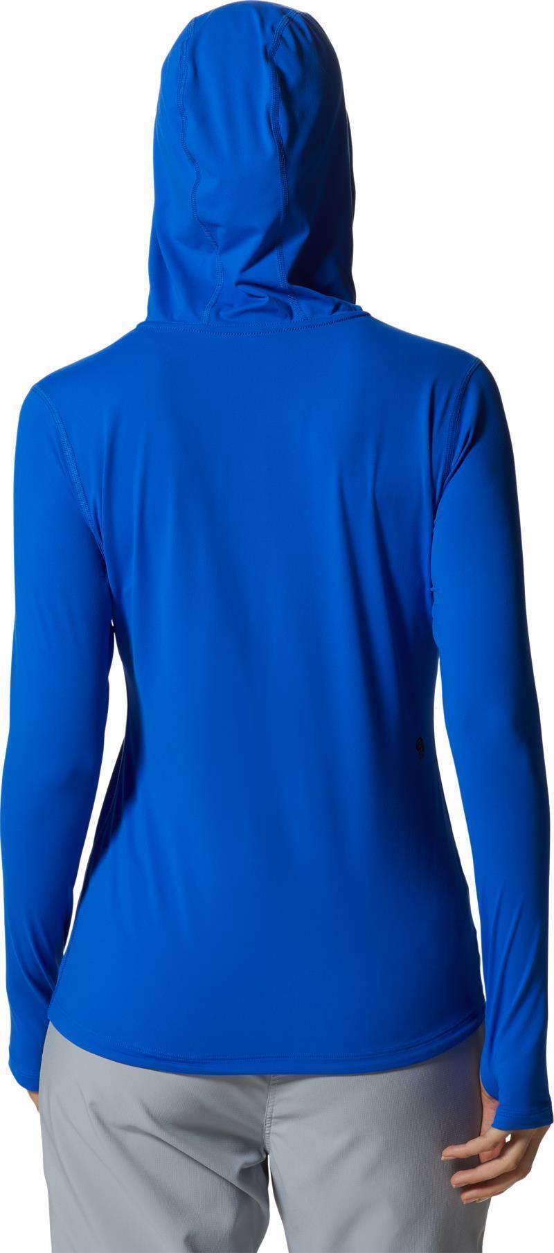 Crater Lake LS Hoody - Womens - Bright Island Blue 2