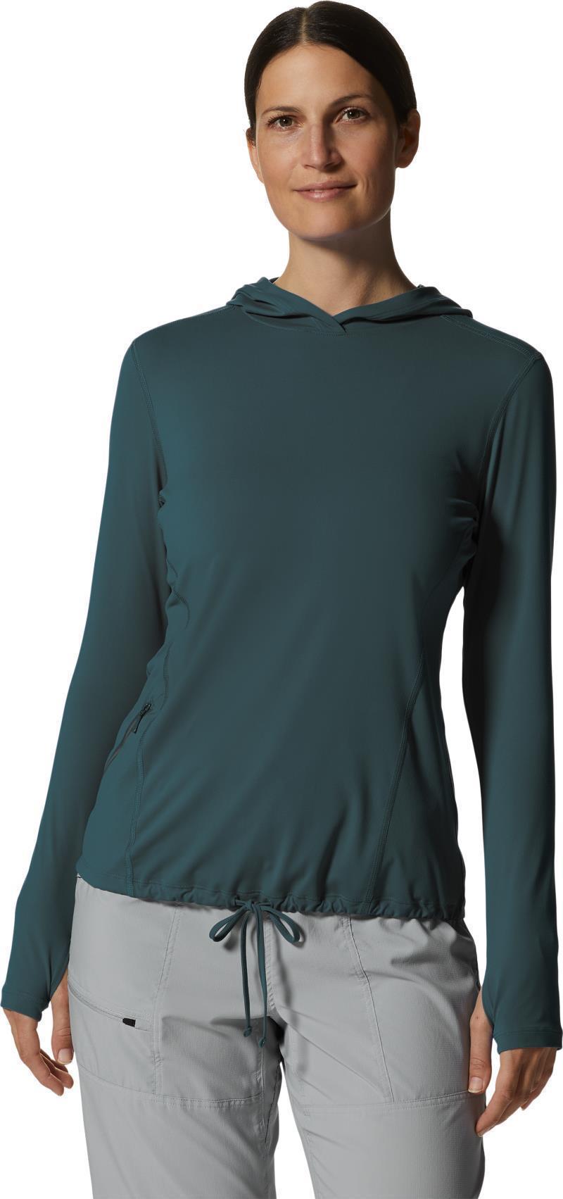 Crater Lake LS Hoody - Womens - Dark Marsh 1