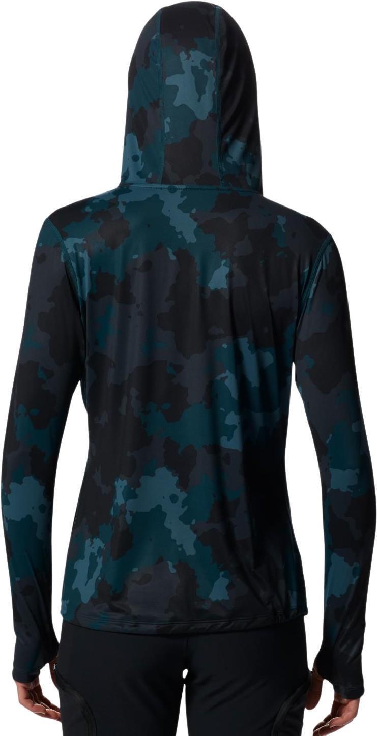 Crater Lake LS Hoody - Womens - Dark Marsh Pines Camo 2