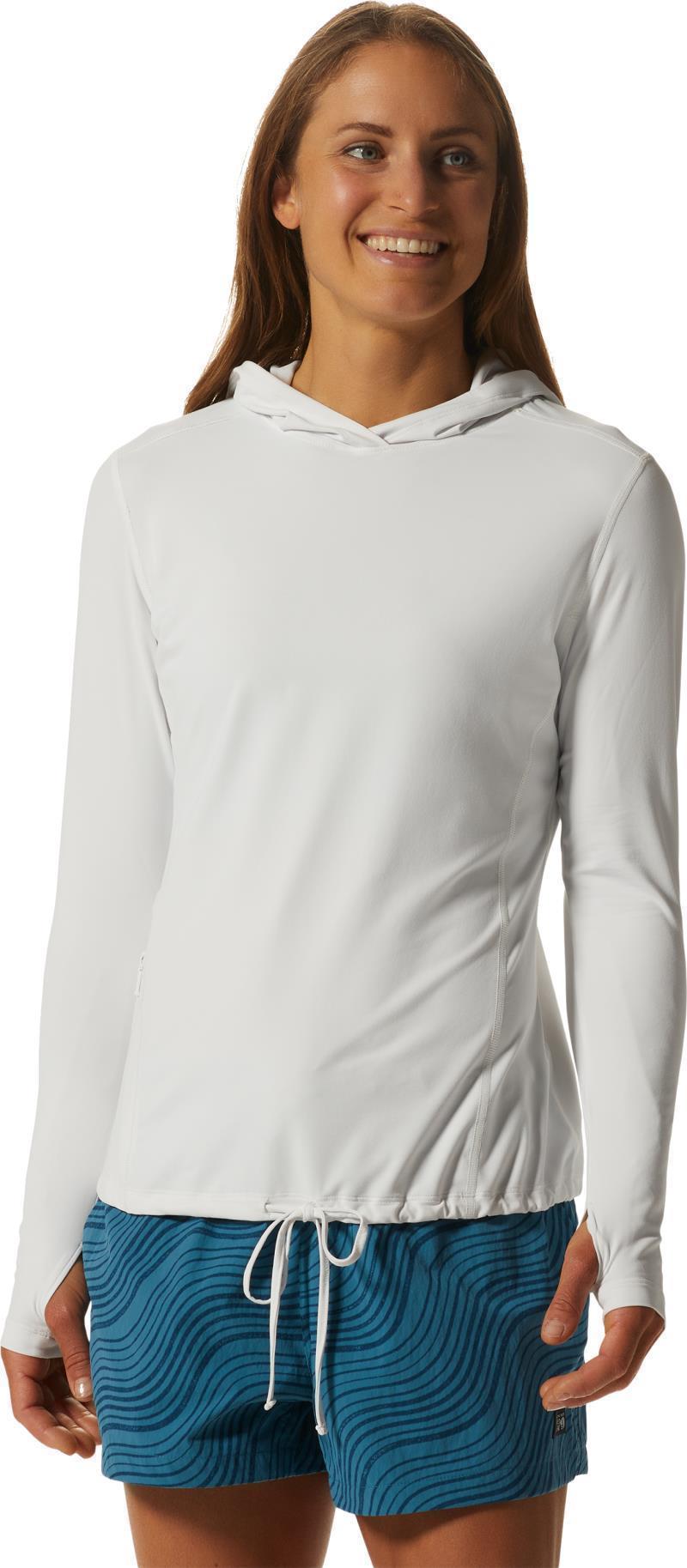 Crater Lake LS Hoody - Womens - Fogbank 1
