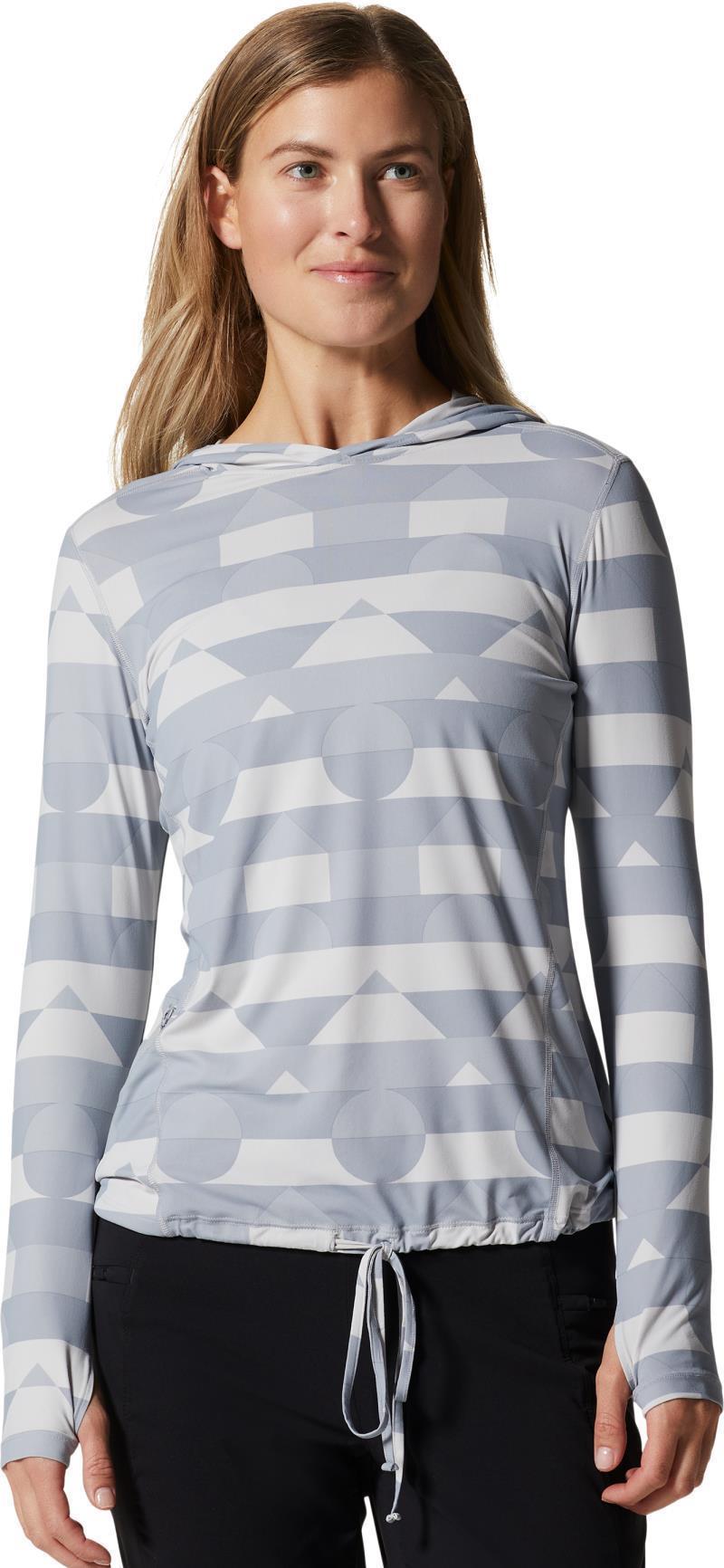 Crater Lake LS Hoody - Womens - Glacial 1
