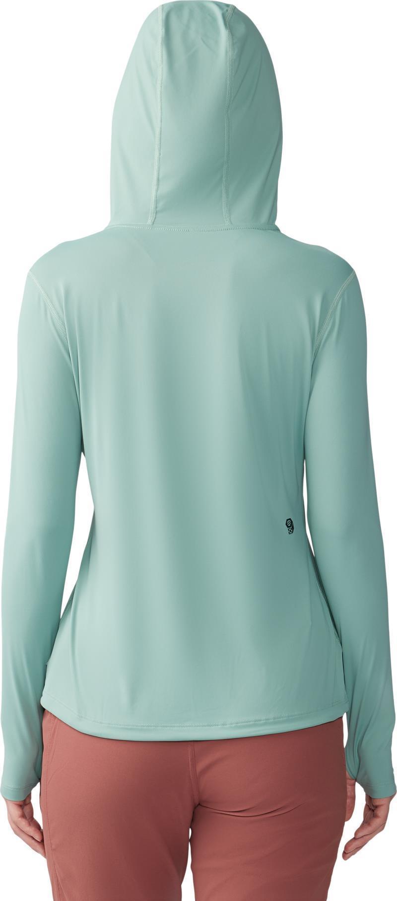Crater Lake LS Hoody - Womens - Lichen Green 2