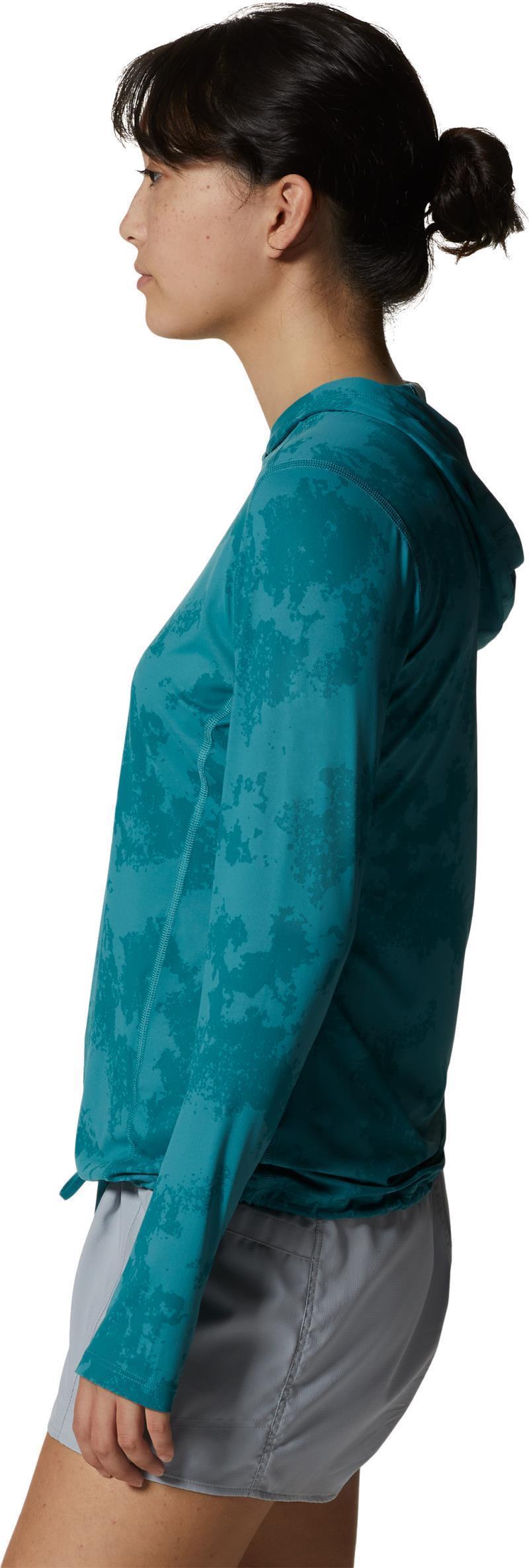 Crater Lake LS Hoody - Womens - Palisades Scatter Dye Print 3
