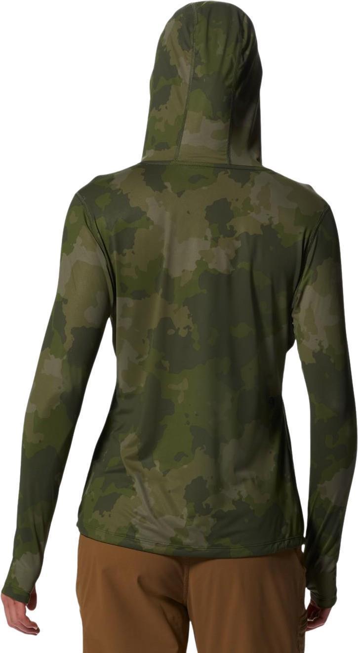Crater Lake LS Hoody - Womens - Surplus Green Pines Camo 2