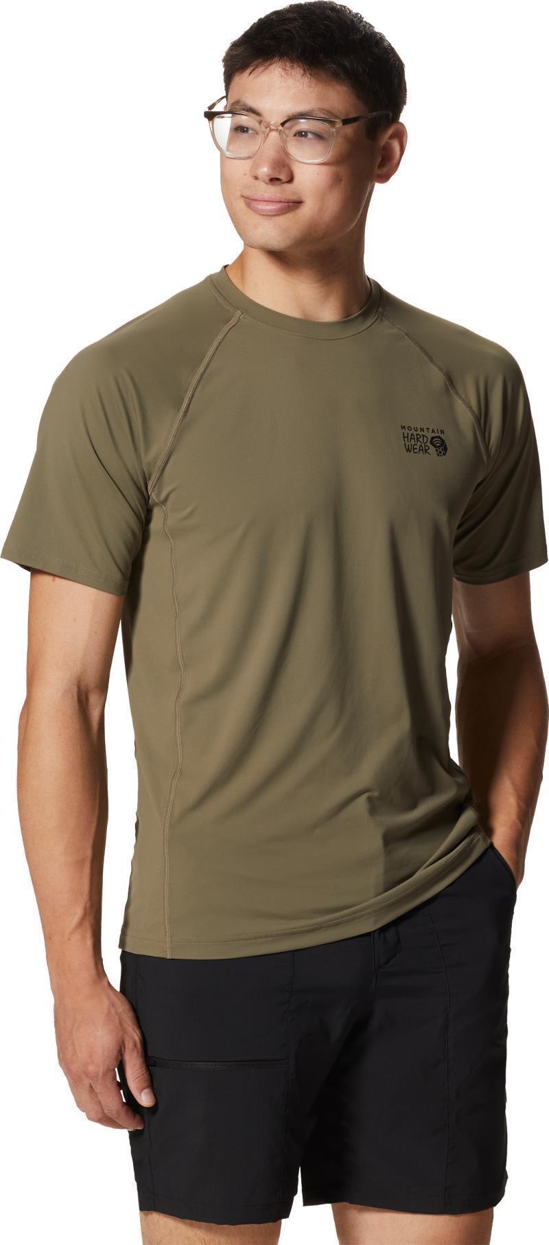 Crater Lake SS Crew - Mens - Stone Green 1