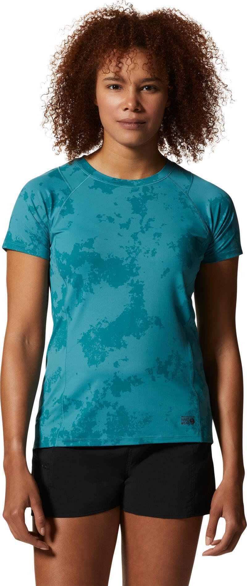 Crater Lake SS Crew - Womens - Palisades Scatter Dye Print 1